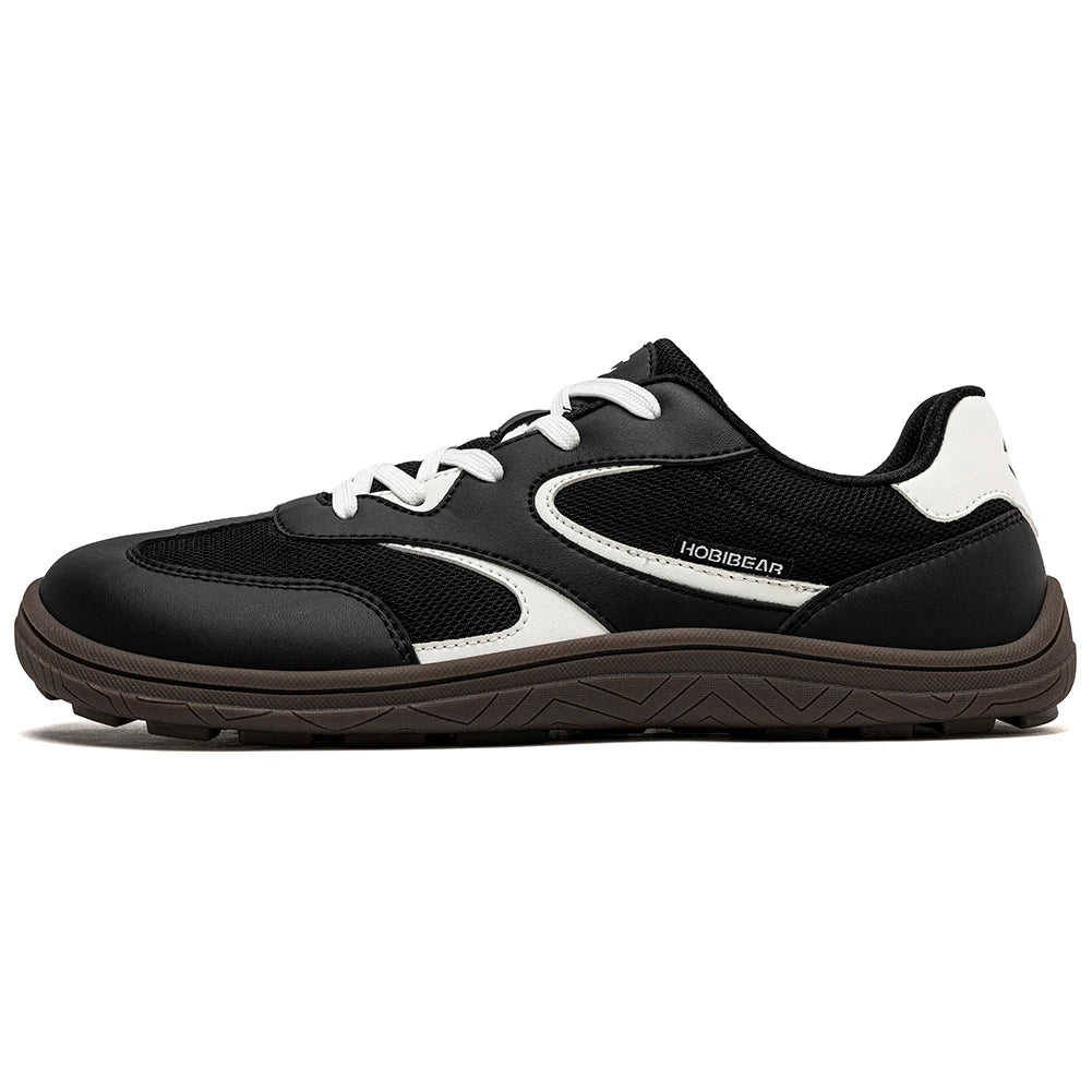 HOBIBEAR Unisex Barefoot Shoes Wide Width Minimalist Sneakers Zero Drop Classic Retro Outdoor Walking Shoes for Men Women