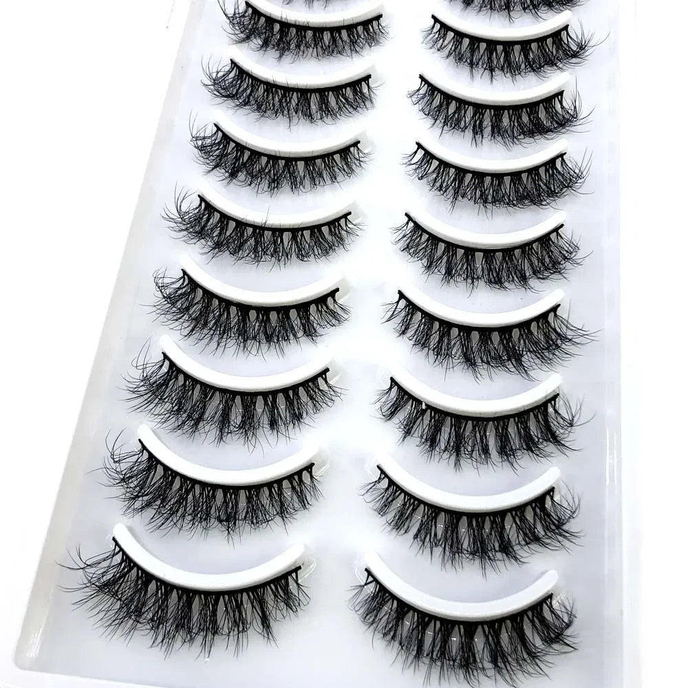 33 Style 10/50/100 Boxes 10Pairs Natural 3D Mink False Eyelashes Makeup Fake Eye Lashes Faux Cils Make Up Beauty Tools Wholesale