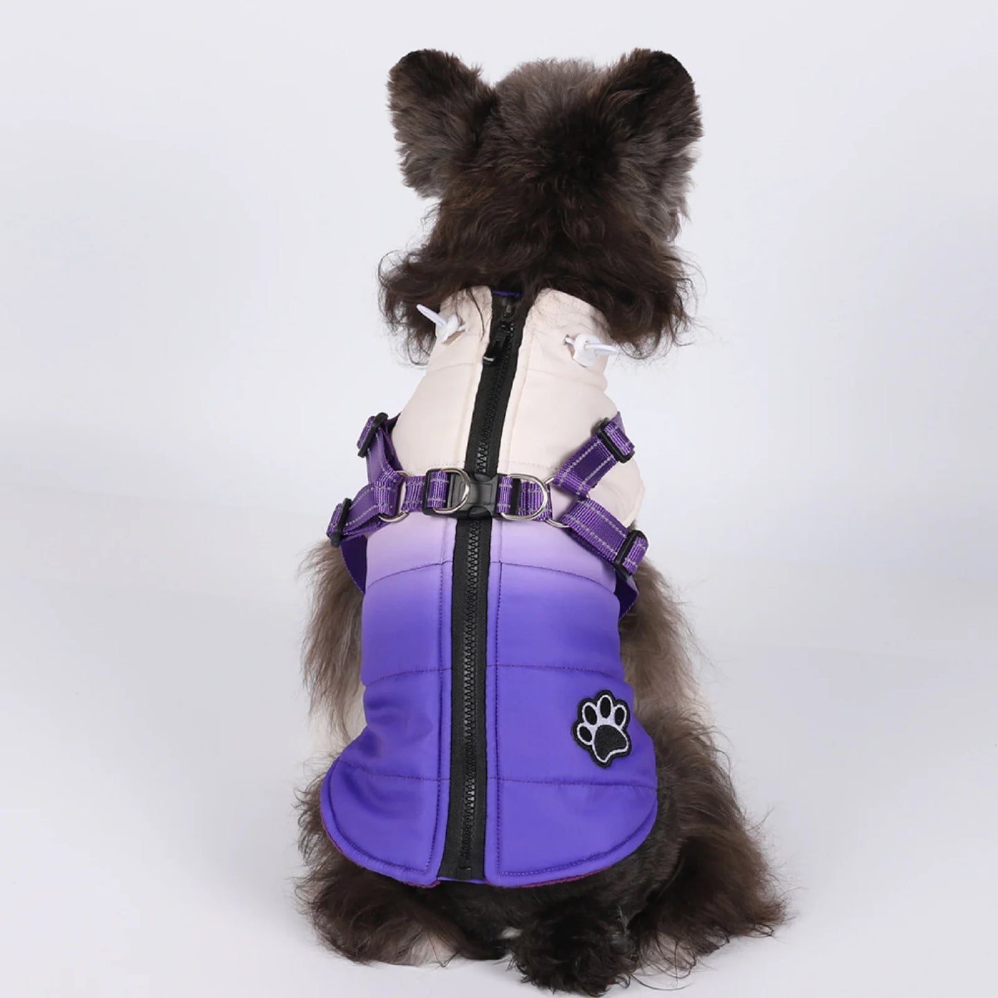 Waterproof Dog Jacket With Harness Winter Warm Pet Dog Clothes For Small Big Dogs Coat Chihuahua Clothing French Bulldog Outfits