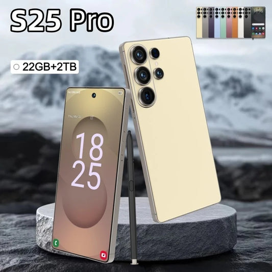 SURGAZE﻿ NEW S25 Pro Smartphone Ultra 6.6 Inch intelligent 4G 5G dual card dual standby Android system 12GB+512GB global version