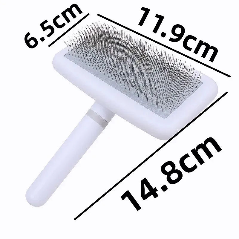 Dog Brush Pet Hair Remover Massage Dog Combs Pet Grooming Stainless Steel Brush for Dogs Knot Opening Cat Comb Dogs Accessories