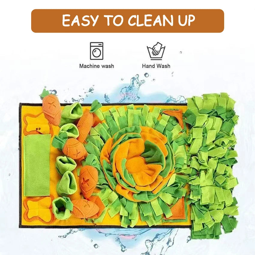 Pet Sniffing Mat Indoor Dog Walking Dog Cat Foraging Toy Dog Stress Relief Puzzle Treasure Hunt Game Slow Eating Mat