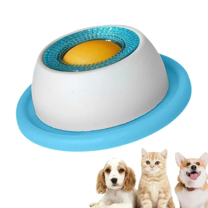 Pet Slow Food Bowl Dog Cat Licking Toy Non-slip Educational Lick Pad Makes Dogs Cats Love Licking Feeder