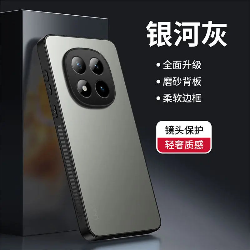 For POCO M8 Pro 5G Shockproof Armor Frosted Case for Mi POCO M 8 M8pro Camera Protection Matte Hard Bumper Cover Shell Capa