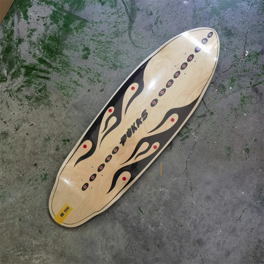 land surf YOW skateboard longboards whole kits good quality spring system branded with trucks wheels bearings and tool