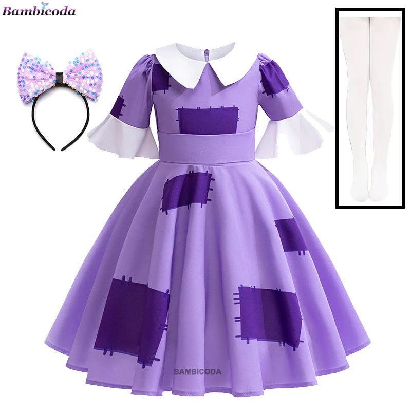 The Amazing Digital Circus Cosplay Costume Halloween Cartoon Circus Pomni Jax Ragatha Caine Jumpsuit Outfits Party Outfit