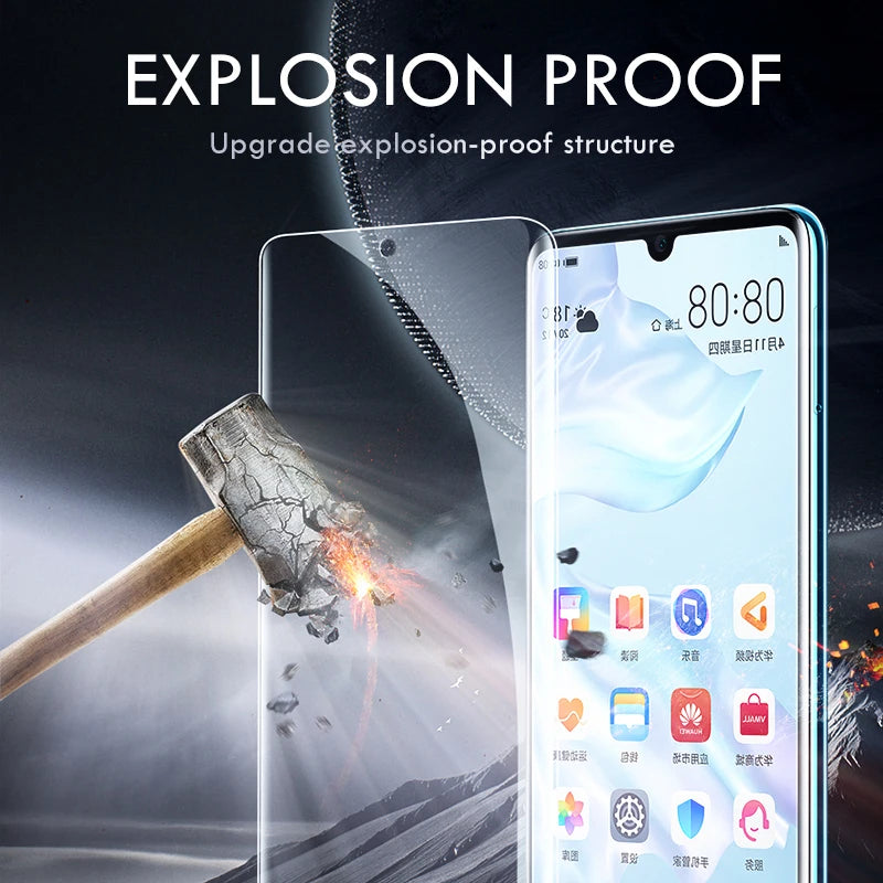 5Pcs Hydrogel Film For Honor P30 P40Pro 30 50 60 70 90 V40 7T 30Pro 40 Nova7 8 3D 70 90Lite Play 40S 40C 5G 50 Screen Protector 