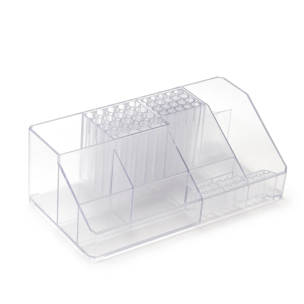Acrylic Storage Rack Nail Art Tools Organizer Nail Salon Display Rack Large Capacity Storage Box Gel Polish Cosmetic Drawer