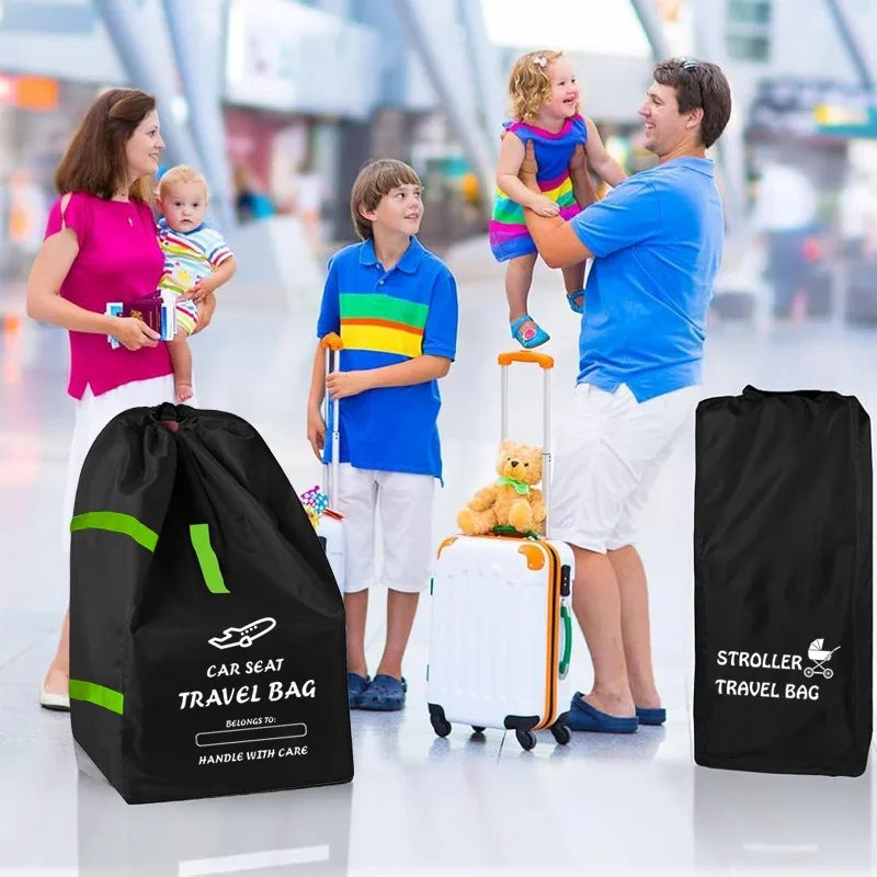 Baby Stroller Universal Dust Bag Pram Travel Bag with Shoulder Belt  Kindergarten Carts Accessories Walker Cribs Bags