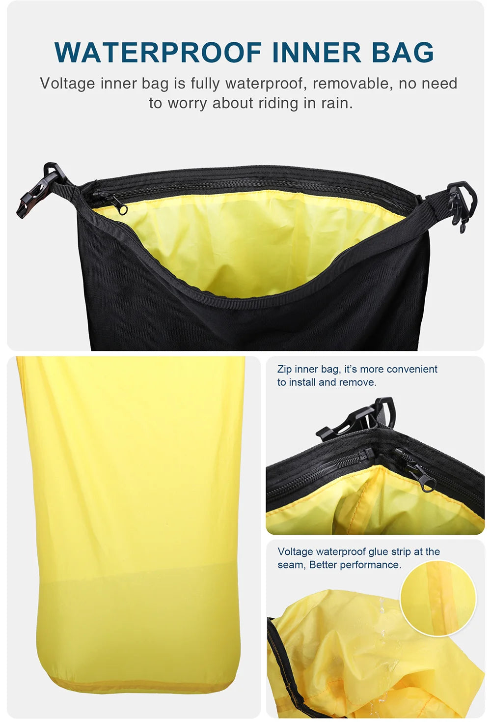 Rhinowalk Motorcycle Bag 20L Men Backpack Large Luggage Combinable Bag Multifunctional Motorcycle Bag Travel Bag