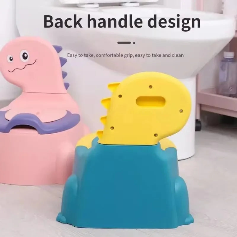 Baby Toilet Seat Cartoon Dinosaur Type Thickening Plastic Child Special Potty Urinals Infant Boys and Girls Toilet Supplies