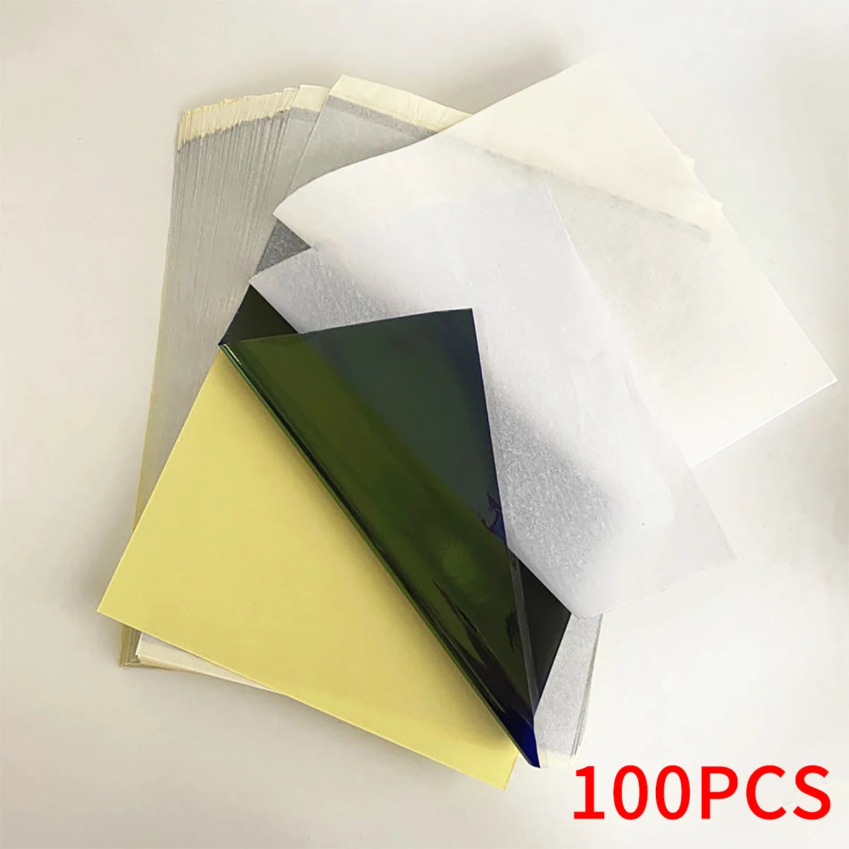 200/100/50/10 tattoo transfer paper, A4 size template paper, 4-layer transfer template, set consumables