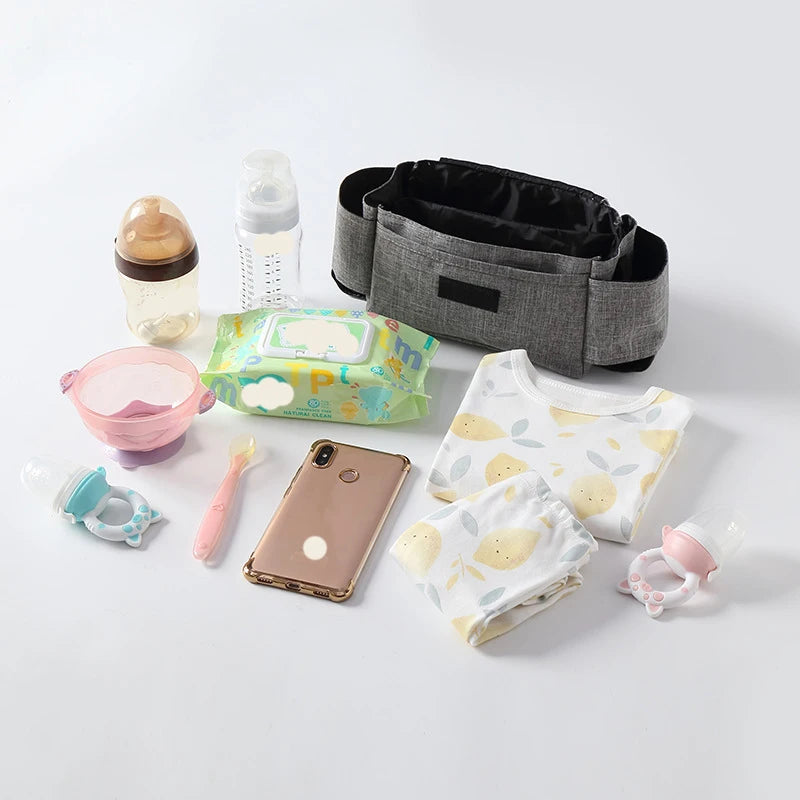 Stroller Bag Pram Stroller Organizer Baby Stroller Accessories Stroller Cup Holder Cover Trolley Organizer Travel Accessories