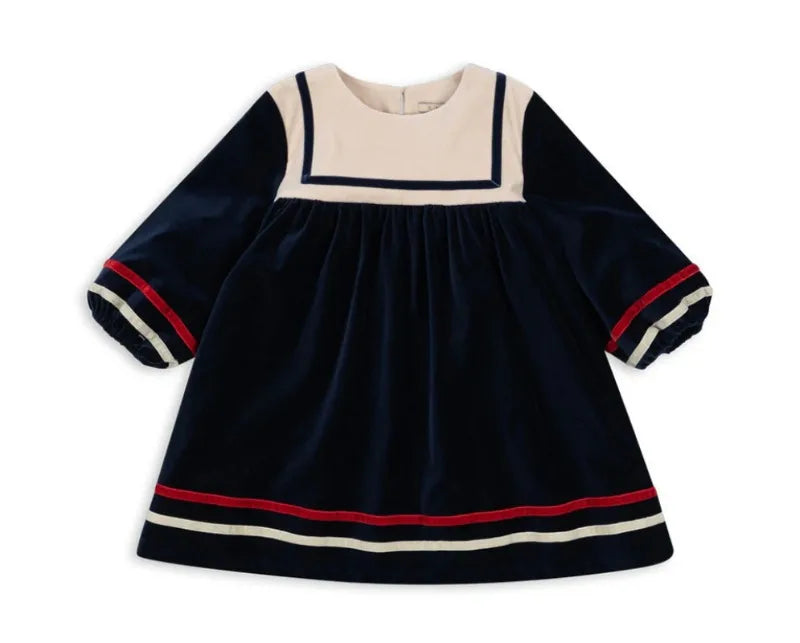 Autumn Winter Kids Christmas Dresses KS 2024 Velvet Bow Girl Princess Dress Baby Jumpsuit New Year Party Children's Clothing