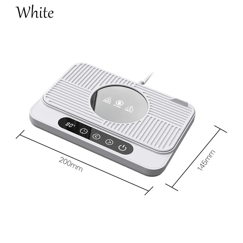 50W Mug Warmer Cup Heater Electric Hot Plate 9 Gear Temperature Warmer Coaster Heating Lunch Box Milk Coffee Home Office 220V