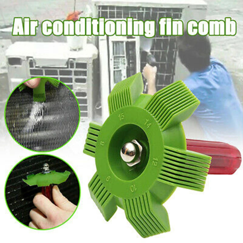 1PC Air Conditioner Fin Repair Comb Cooler Condenser Compact Refrigeration Tool Radiator Fin Comb Rake Cleaner Tool