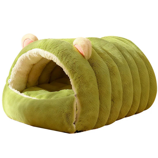 New Winter Removable and Washable Closed Cat House Security Sense Winter Warm Pet Sleeping Nest Cat Sleeping Bag