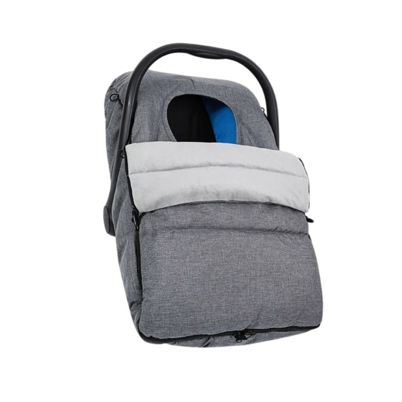 Plush Fleece Baby Car Seats Cover For Winter Warmth Infant Canopy Sleeve Case