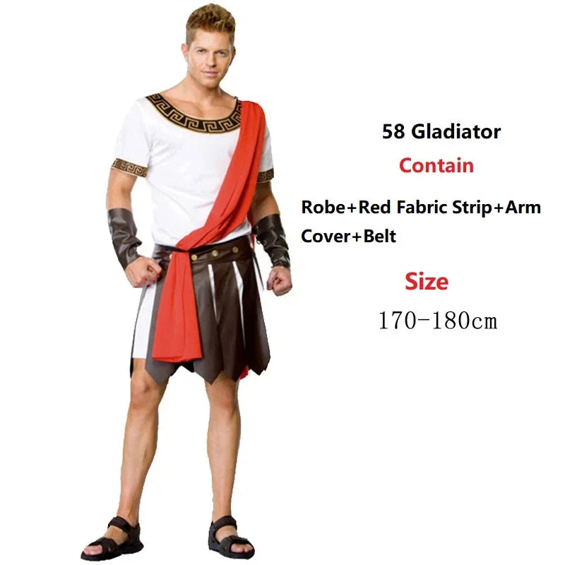 Halloween adult children ancient Greek and Roman cosplay warrior gladiator costumes  anime cosplay