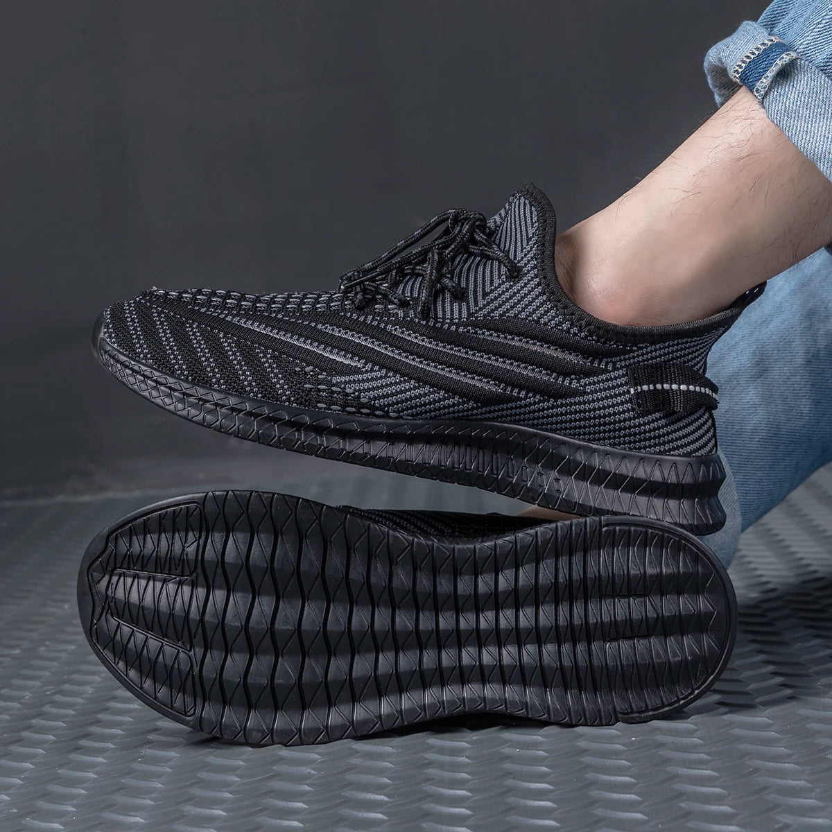 2023 Mesh Men casual shoes Summer Breathable Sneakers Comfortable Lightweight Walking Footwear Male Running Sport Shoes