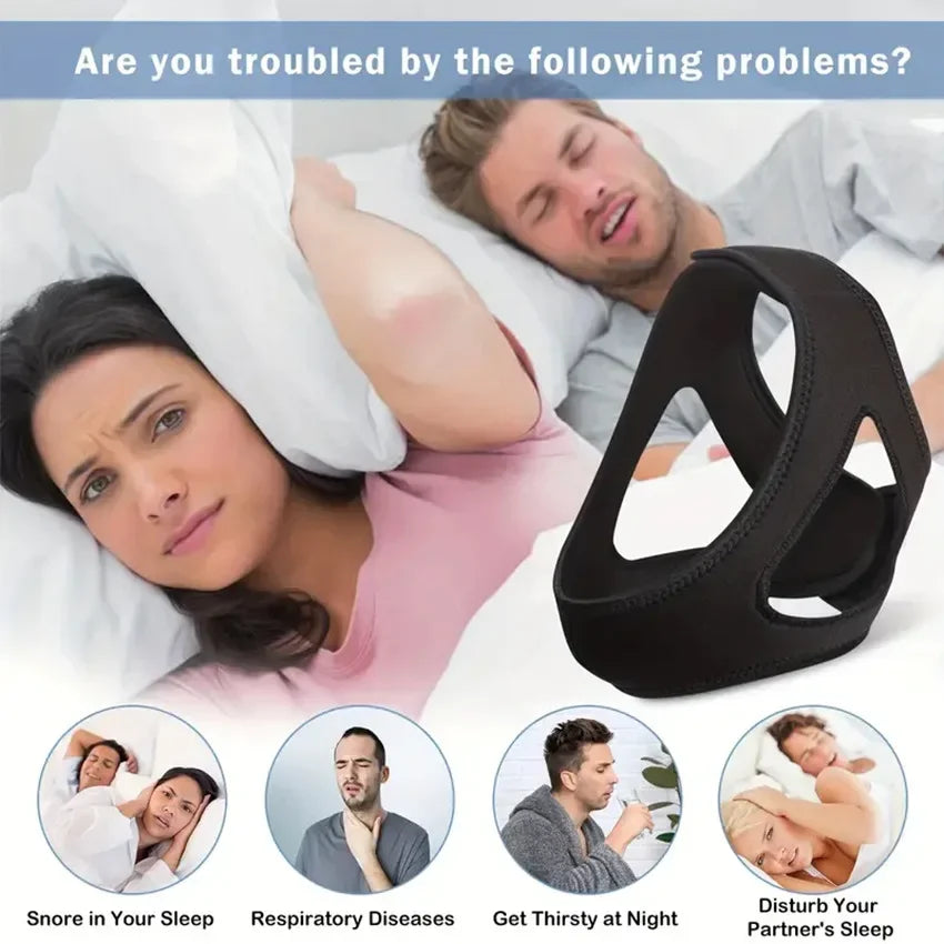 Anti-snoring Band Open Mouth Breathing Corrective Anti-snoring Chin Rest Sleep Open Mouth Rest