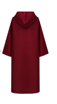 Halloween Wizard Tunic Hooded Robe Medieval Knight Cloak Cosplay Costumes Brown Cosplay Costumes