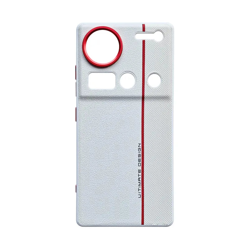 For ZTE Nubia Z70 Z80 Ultra ,Z70s Ultra Case ELVEV High Quality Splicing PU Leather Hard PC Phone Cover