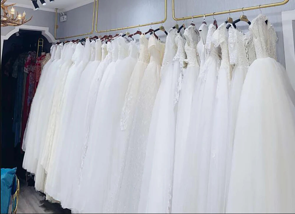 Smileven Long Sleeve Satin Muslim Wedding Dresses High Neck Bride Gown Vestido De Novia Sleeveless Bow Wedding Gowns Customized