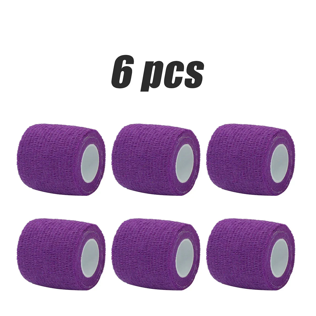 6/12/24pcs Self Adhesive Bandage Wrap, Cohesive Bandage Wrap for Sport & Athletic, Breathable Vet Wrap for Wounds