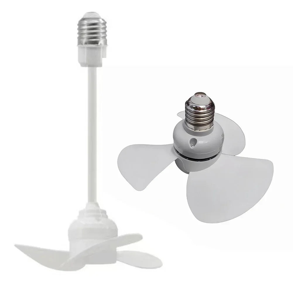 14CM Indoor Ceiling Fan With E27 Screw Base Brushless Motor Compact Size Providing Quiet Efficient Air Movement Lamp Socket Fan