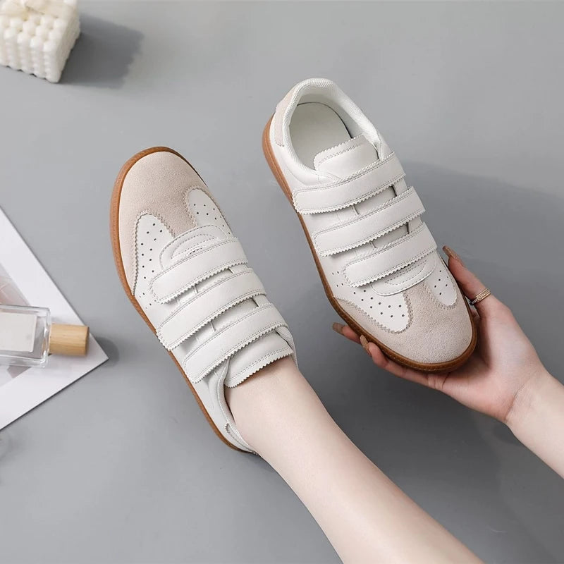 AIYUQI 2025 new women's sneakers shoes Non-slip flats Dexun women shoes Large-size Velcro casual shoes for students female shoes