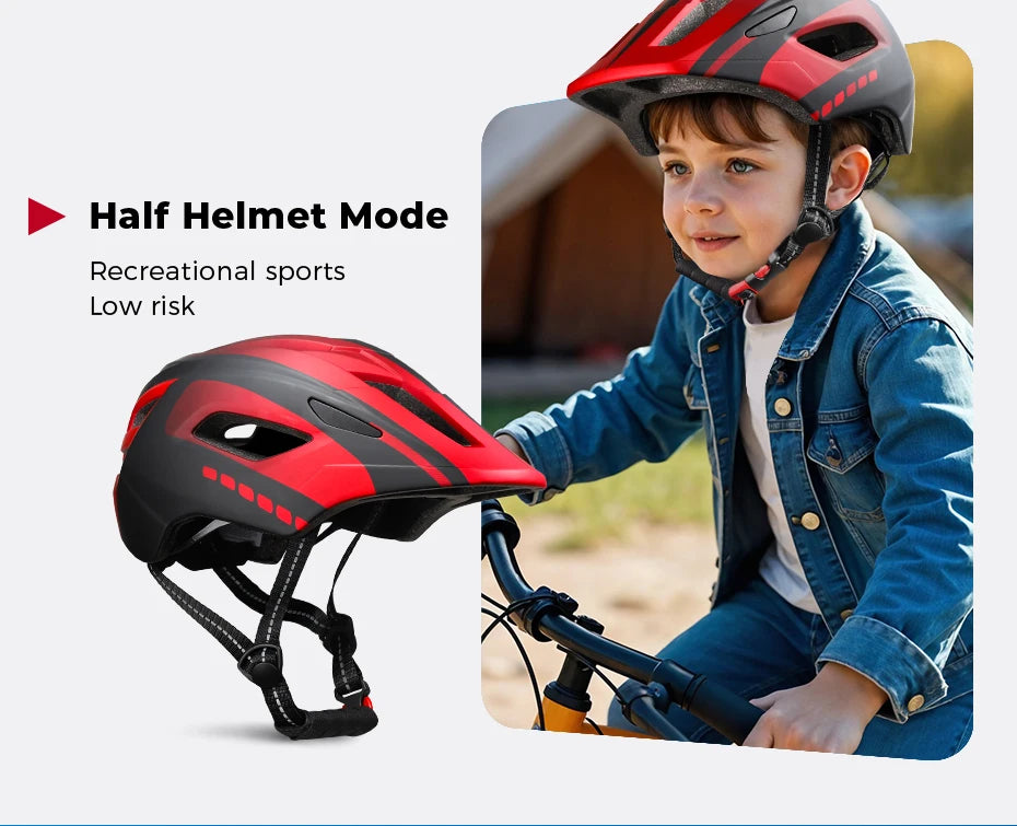 VICTGOAL Kids Detachable Full Face Bicycle Helmet Child Sports Safety Cycling Protection for Balance Bike Roller Skating Caps
