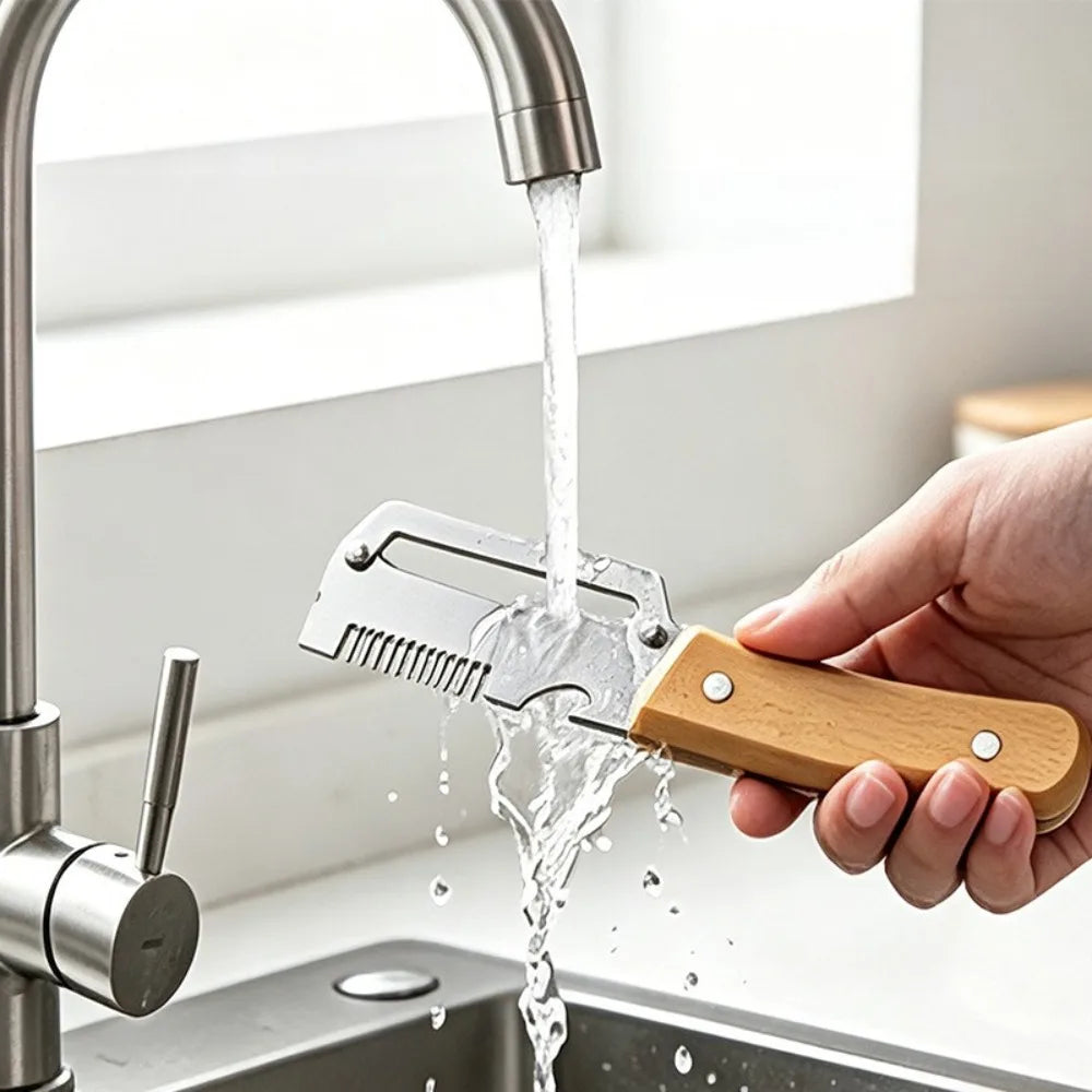 Stainless Steel Vegetable Peeler Multifunction Fruit Slicer Shredder Kitchen Cutter Tool for Potato Carrot Cucumber Use