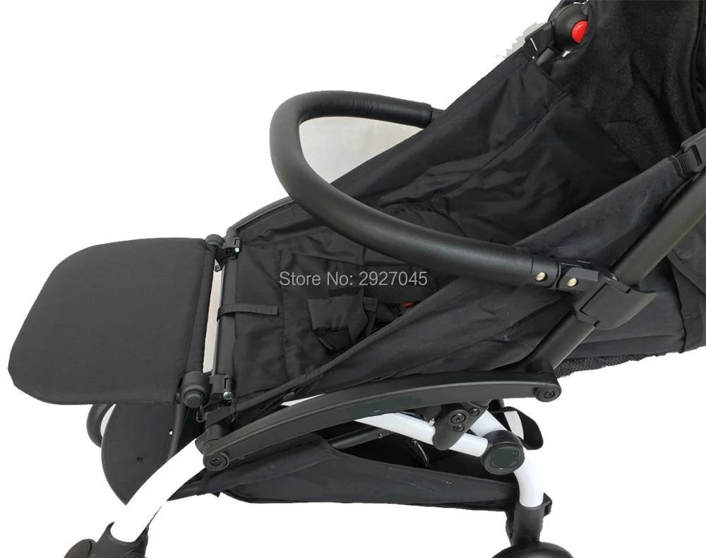 MomTan® Baby Stroller Accessories Armrest PU Leather Bumper Bar Handrail Extend Footboard Compatible with Babyzen YOYO 2 YOYO 3