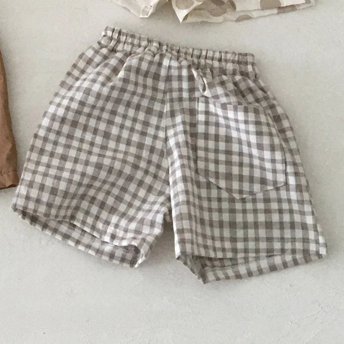 2025 Summer New Baby Cotton Breathable Shorts Thin Infant Boy Casual Shorts Cute Toddler Girl Solid Shorts Kids Clothes
