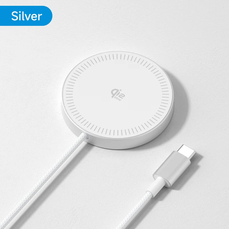 Hagibis Qi2.2 Dual-sided Magnetic Wireless Charger 15W 25W Magnetic Fast Charging Pad for MagSafe iPhone 17/16/15 Pro Airpods