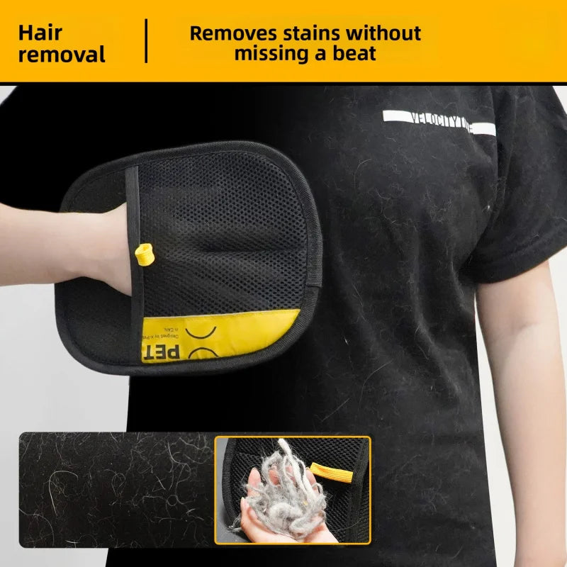 Upgrade Large Pet Hair Removal Grooming Gloves Static Fur Remover for Cat Dog Sofa Carpet Clothes