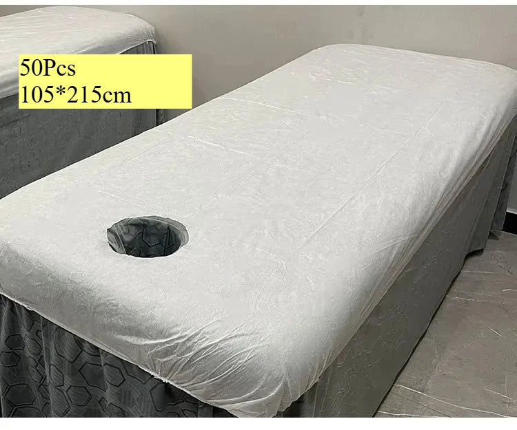 10/20/50 Pieces Disposable Elastic Breathable Non-woven Fabric Covers Thickened Spa Salon Beds Clinic Beds Massage Shop Beds