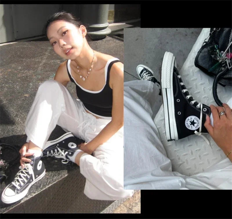 Converse 1970 High Canvas Casual Shoes For Men Women Black White Chuck Taylor All Star Comfortable Sports Skateboard Sneakers