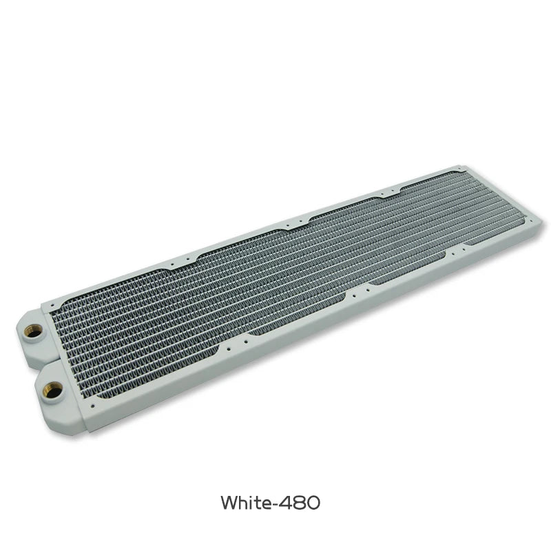 Computer Water Cooling Radiator Slim 20mm Copper 120/240/360/480mm Watercooler Heat Exchanger 12cm Fan Cooler