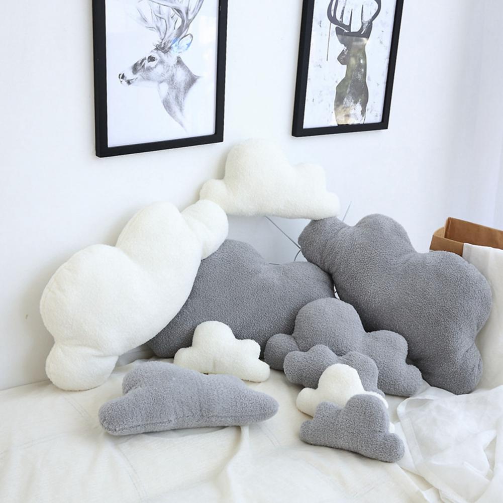 Cloud Pillow Cushion Throw Pillow Cute Stuffed Nap Sleep Pillow Lumbar Pillow Plush Toy Sofa Pillow Cushion Home Decorations
