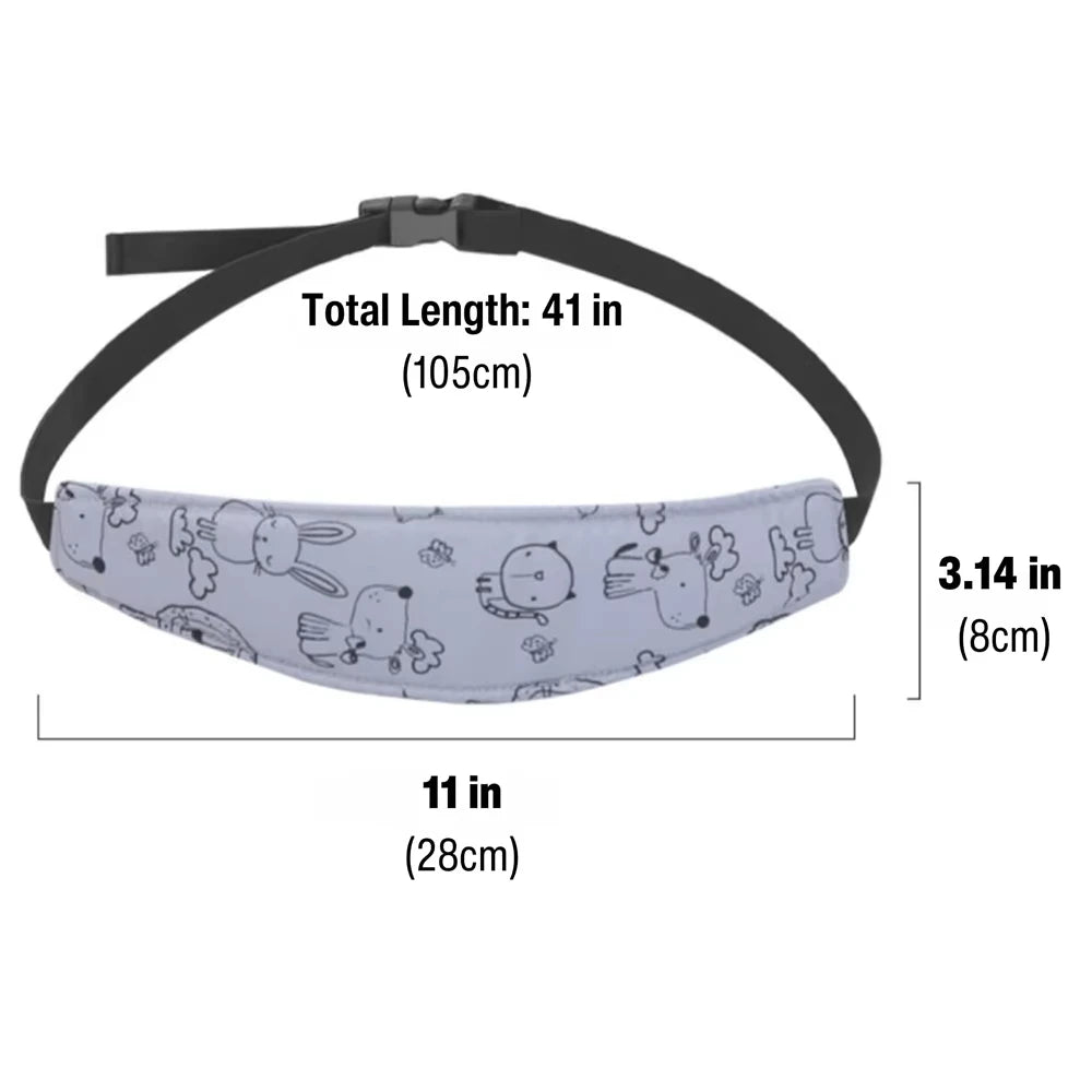 Baby Car Seat Head Support Strap Infant Stroller Safety Pillows Fastening Belt Adjustable Boy Girl Playpens Baby Head Positioner