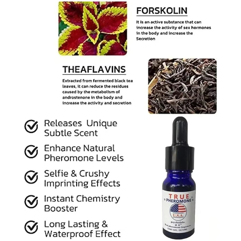 Young Couple Pheromone Essential Oil Love Spell Fragrance Irresistible Attraction Enhance Romance Emotional Connection Perfume