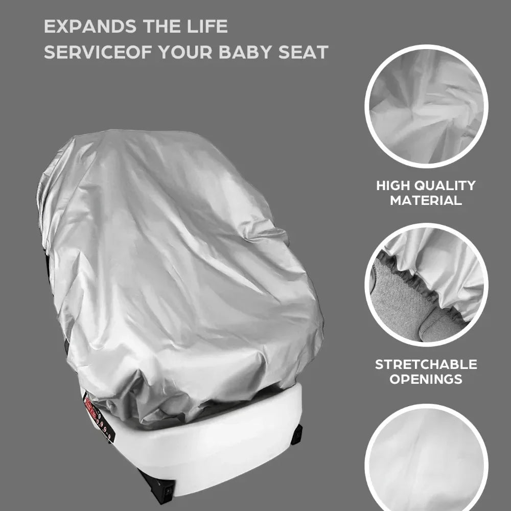 Baby Car Seat Sun Shade Cover Universal Car Seat Dust Cover Heat Insulation UV Protect Durable Eco Friendly Material Block New