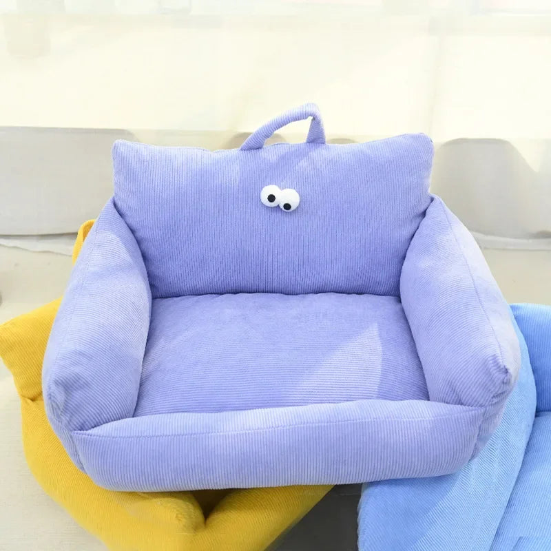 Cushion Winter Bed Puppy Special Sofa Kennel Winter Warm Pet Internet Celebrity Cat Nest Small Dog Dog Sleeping Mat