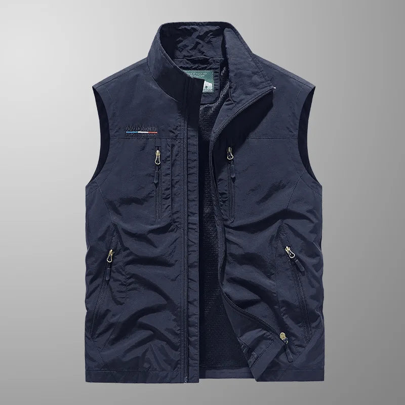Multi-pocket Vest, Outdoor Activities, Rock Climbing, Hiking, Camping, Fishing, Mountain Climbing, Traveling, Photography, Vest