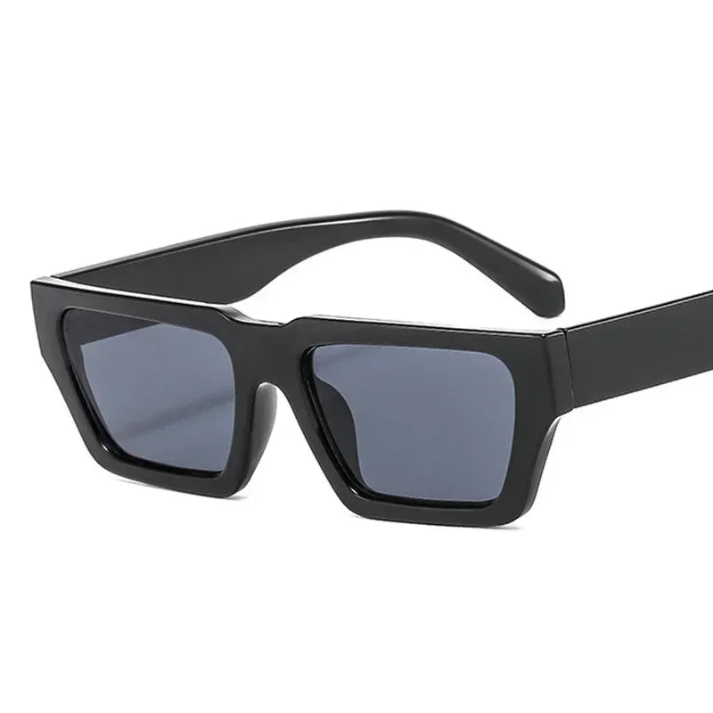 Square Sunglasses Men Women Retro Fashion Popular Sun Glasses Male Female Black Mirror Vintage Small Frame Oculos De Sol