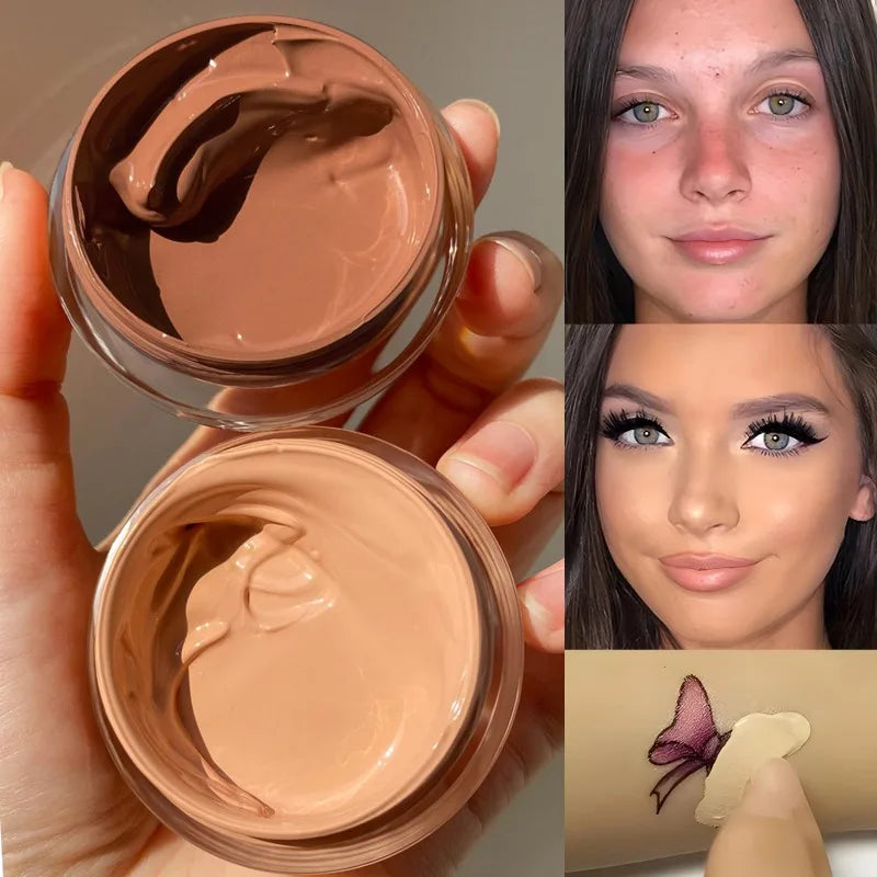 Multi-color Concealer, Dark Circles Covering, Facial Blemishes, Waterproof and Sweat-proof, Long-lasting Natural Concealer
