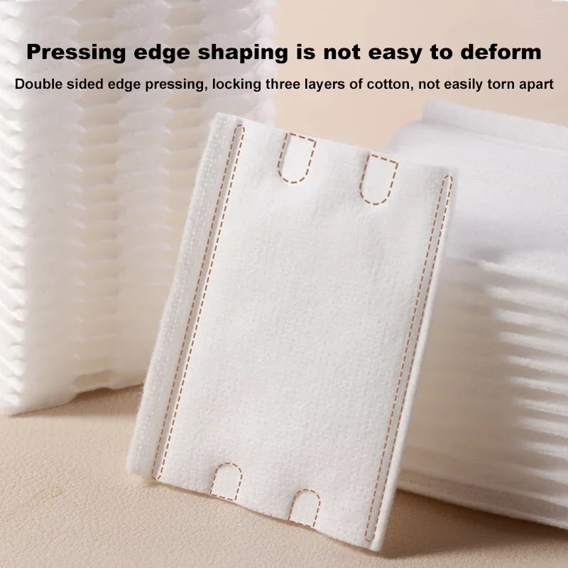 220pcs/bag Disposable Double-sided Makeup Cottons Makeup Remover Cotton Pads Portable Facial Cleaning Cotton Pad Skin Care Tool
