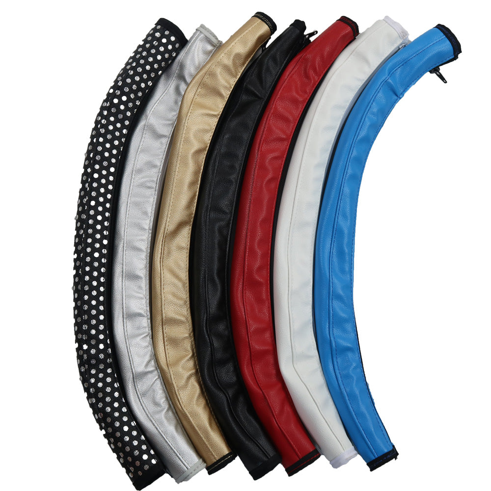 Leather Covers For Emmaljunga Big Star Supreme/Emmaljunga Superviking Stroller Handle Protective Cover Baby Stroller Accessories